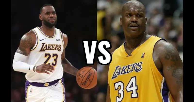 LeBron James vs. Shaquille O'Neal