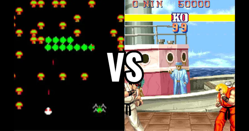 Centipede vs. Street Fighter II