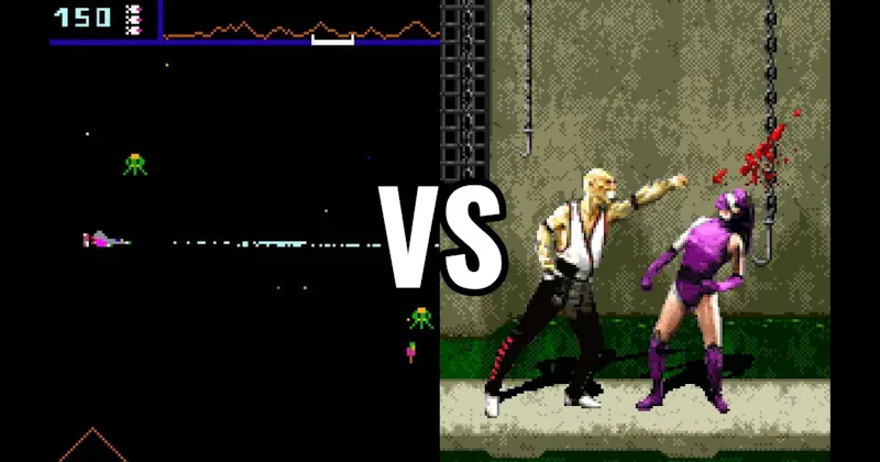 Defender vs. Mortal Kombat