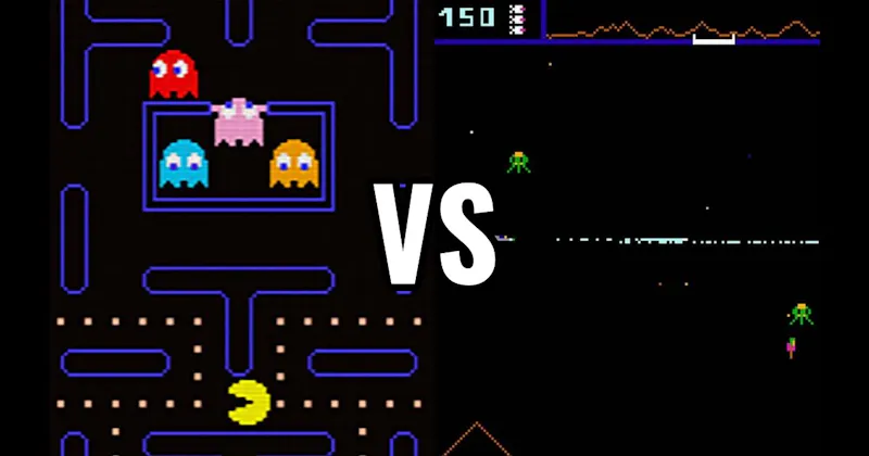 Defender vs. Pac-Man