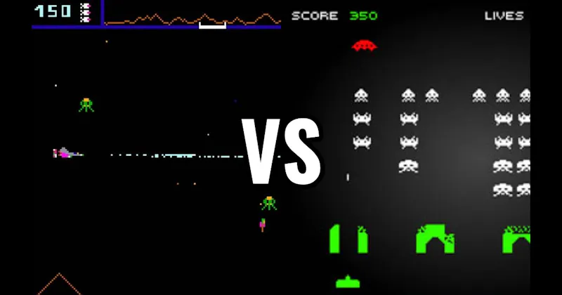 Defender vs. Space Invaders