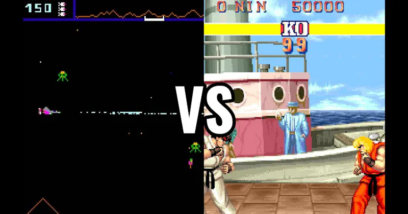 Defender vs. Street Fighter II
