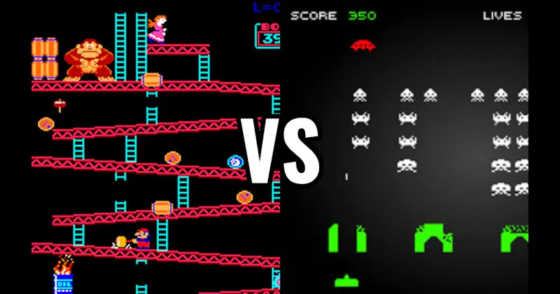 Donkey Kong vs. Space Invaders