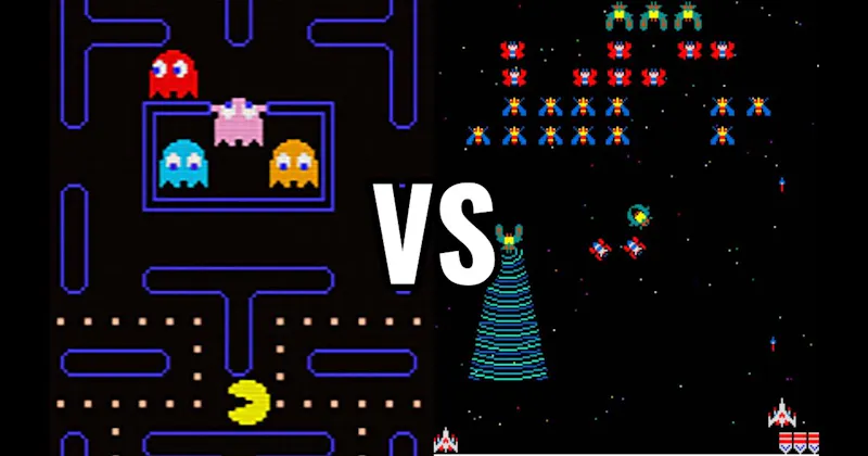 Galaga vs. Pac-Man