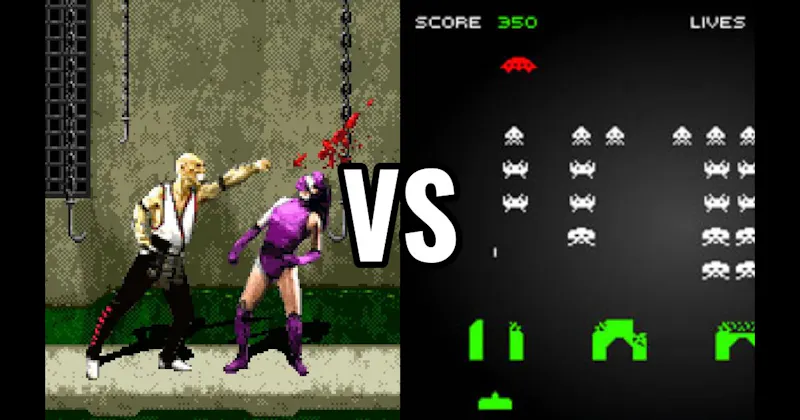 Mortal Kombat vs. Space Invaders