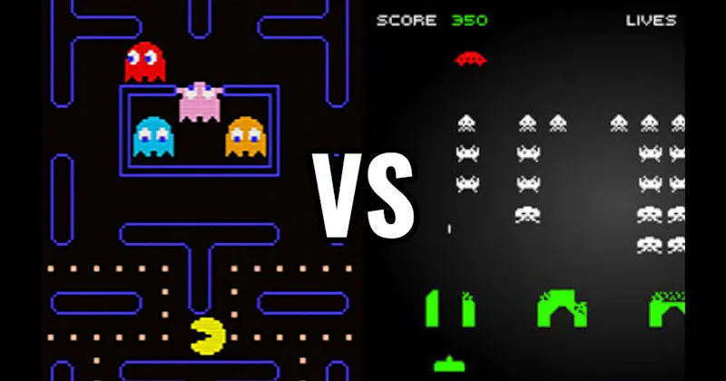 Pac-Man vs. Space Invaders
