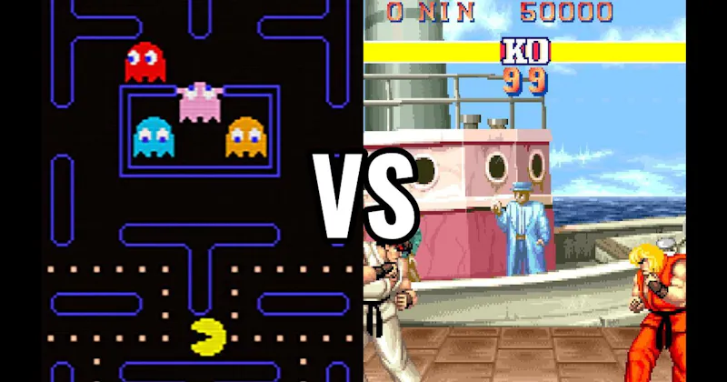Pac-Man vs. Street Fighter II