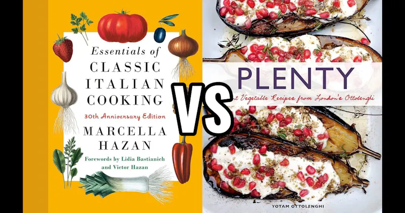 Essentials of Classic Italian Cooking vs. Plenty