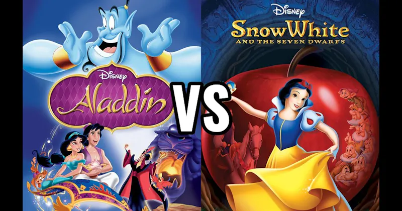 Aladdin vs. Snow White and the Seven Dwarfs