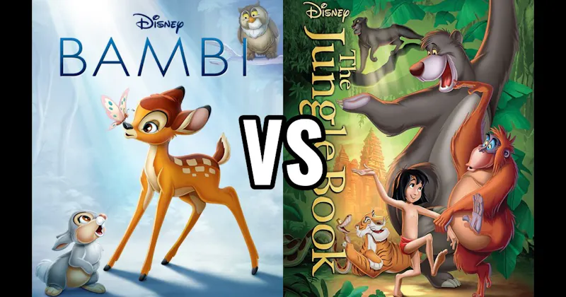 Bambi vs. The Jungle Book