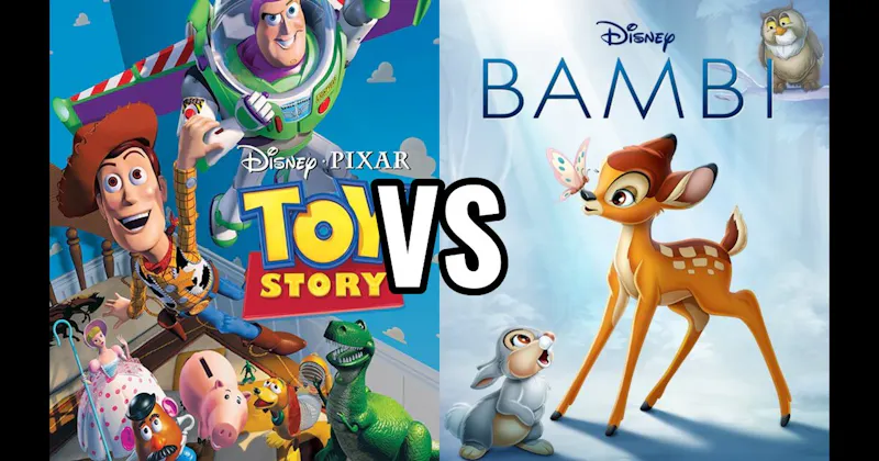 Bambi vs. Toy Story