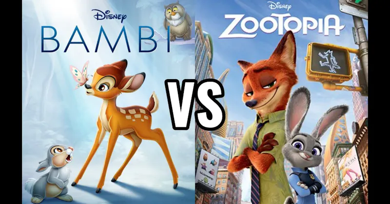 Bambi vs. Zootopia