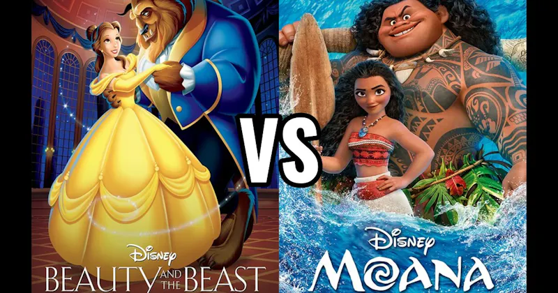 Beauty and the Beast vs. Moana