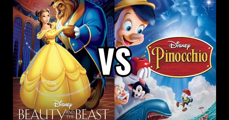 Beauty and the Beast vs. Pinocchio