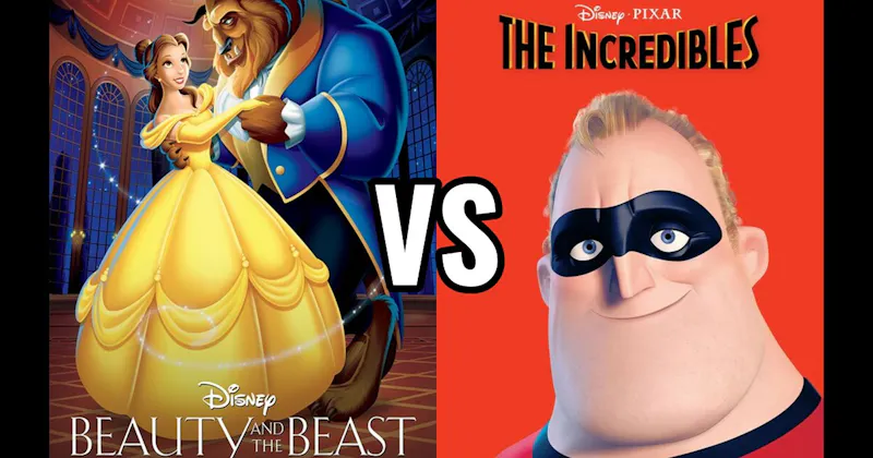 Beauty and the Beast vs. The Incredibles