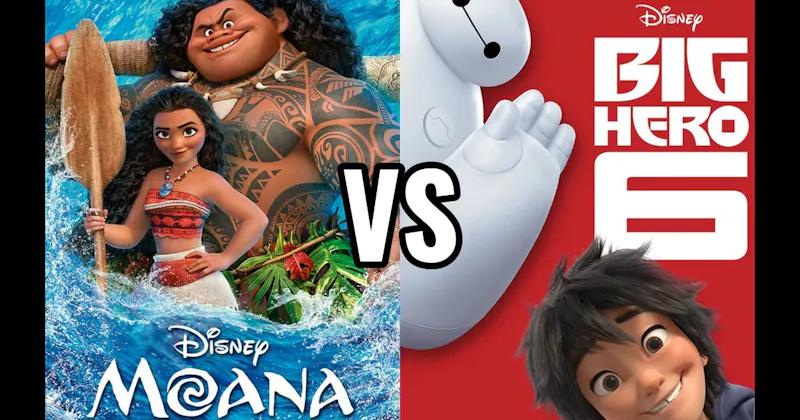 Big Hero 6 vs. Moana