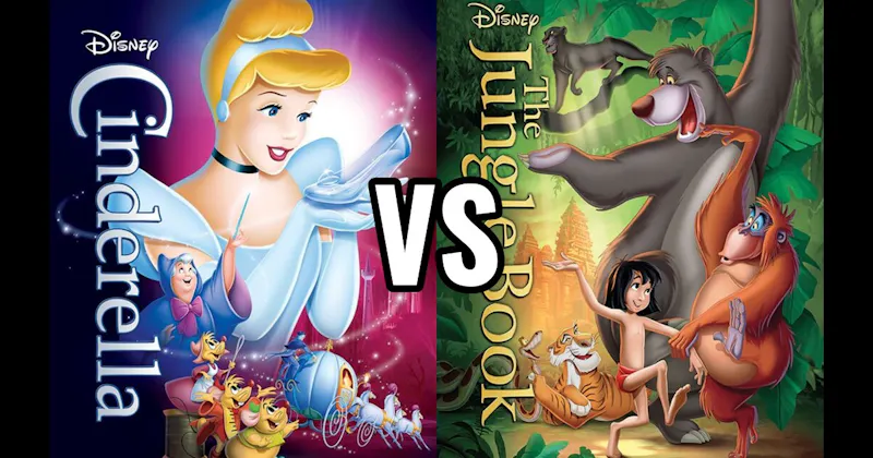 Cinderella vs. The Jungle Book