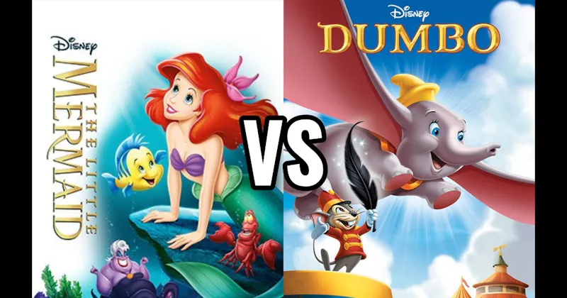 Dumbo vs. The Little Mermaid