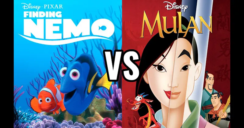Finding Nemo vs. Mulan