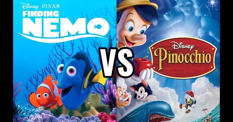 Finding Nemo vs. Pinocchio