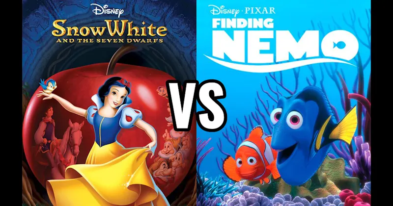 Finding Nemo vs. Snow White and the Seven Dwarfs