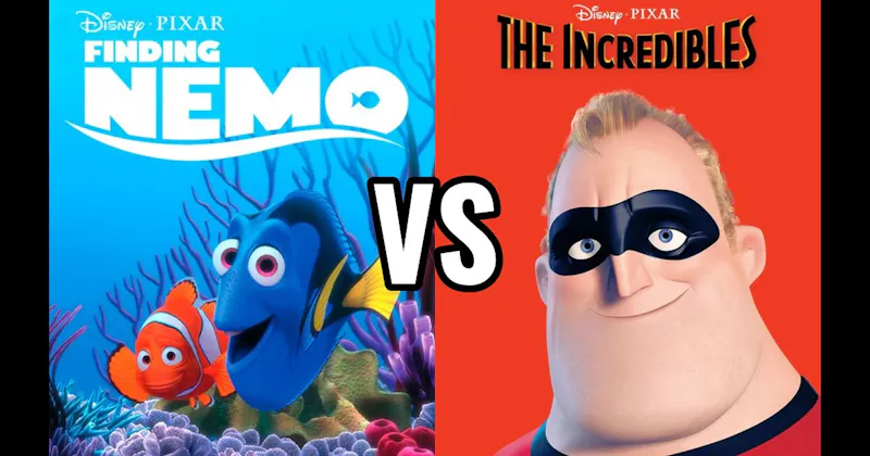 Finding Nemo vs. The Incredibles