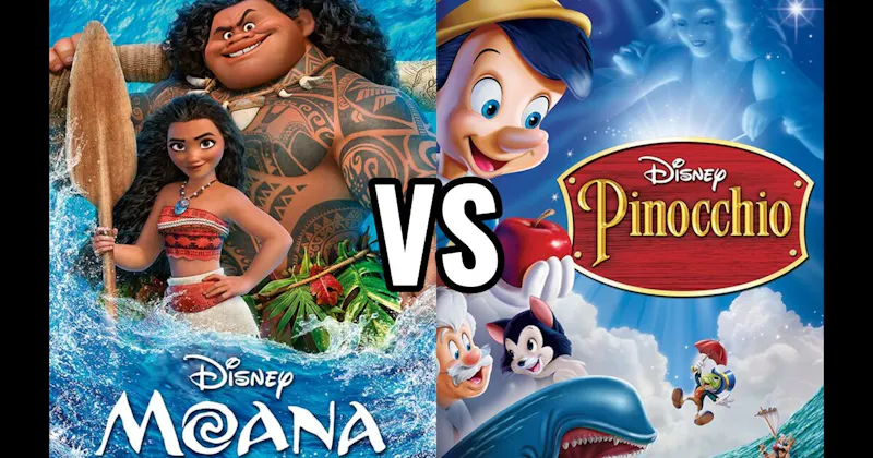 Moana vs. Pinocchio
