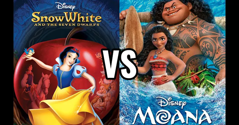Moana vs. Snow White and the Seven Dwarfs
