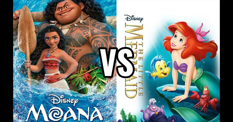 Moana vs. The Little Mermaid