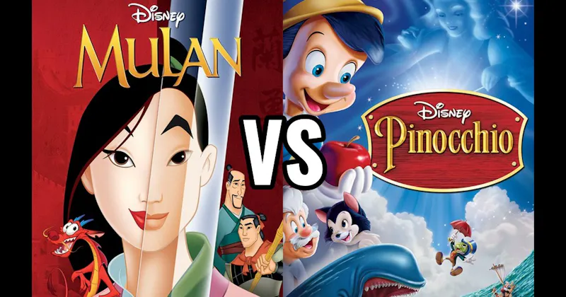 Mulan vs. Pinocchio
