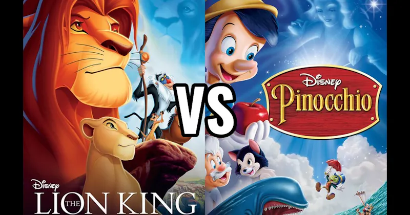 Pinocchio vs. The Lion King