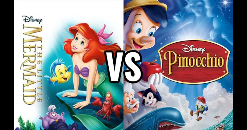 Pinocchio vs. The Little Mermaid