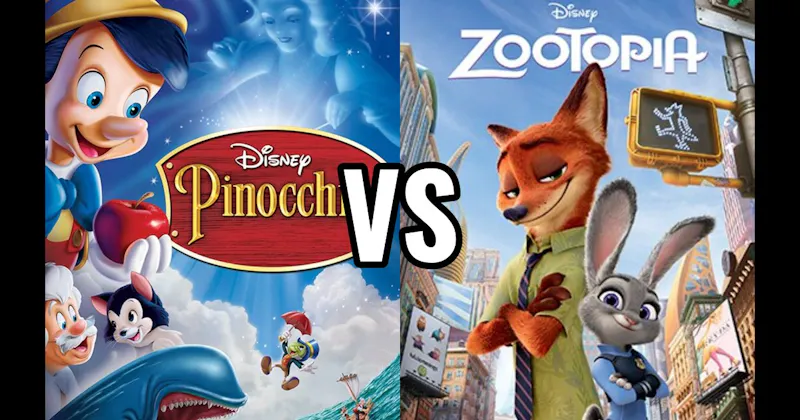 Pinocchio vs. Zootopia