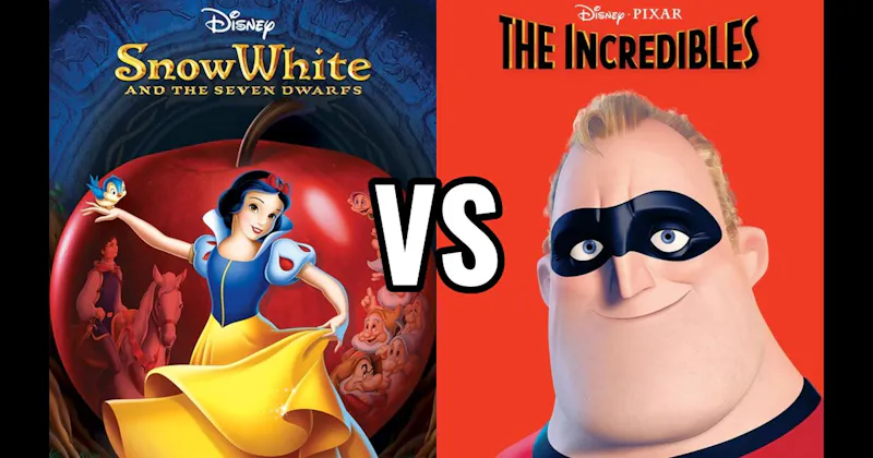Snow White and the Seven Dwarfs vs. The Incredibles