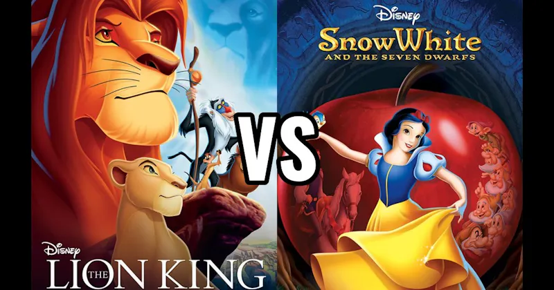 Snow White and the Seven Dwarfs vs. The Lion King