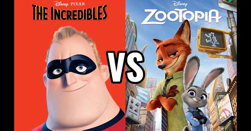 The Incredibles vs. Zootopia
