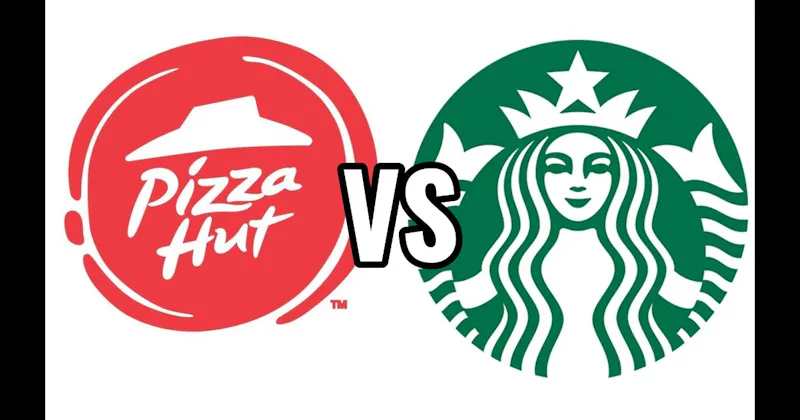 Pizza Hut vs. Starbucks