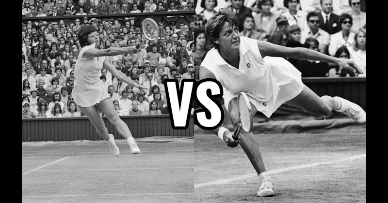 Billie Jean King vs. Margaret Court