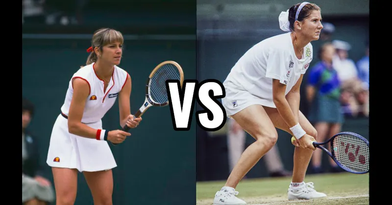 Chris Evert vs. Monica Seles