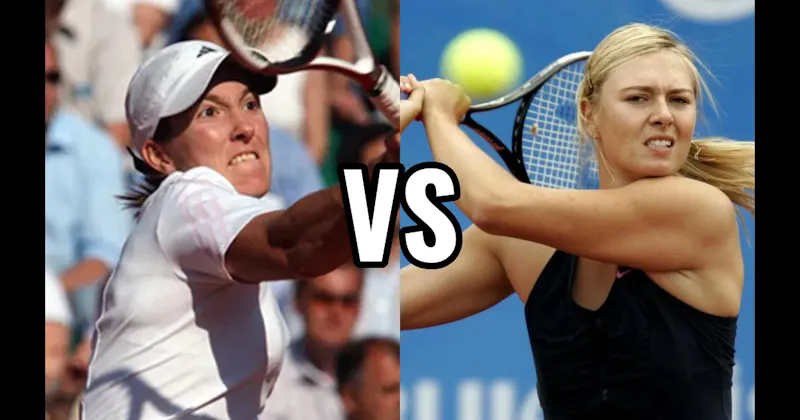 Justine Henin vs. Maria Sharapova