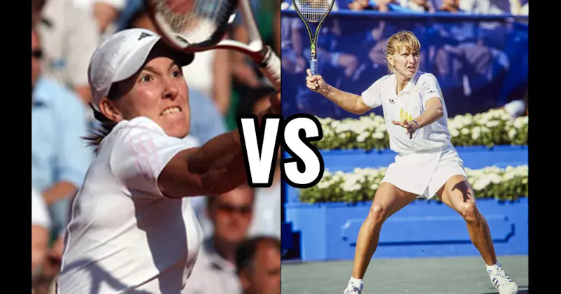 Justine Henin vs. Steffi Graf