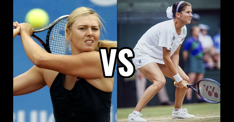Maria Sharapova vs. Monica Seles