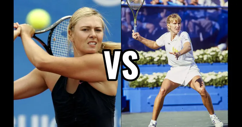 Maria Sharapova vs. Steffi Graf