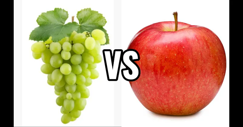Apple vs. Grapes