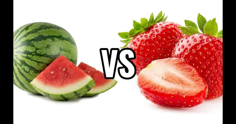 Strawberry vs. Watermelon
