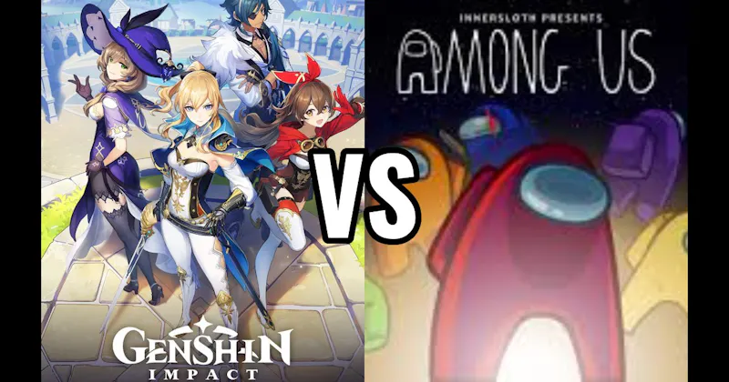Among Us vs. Genshin Impact