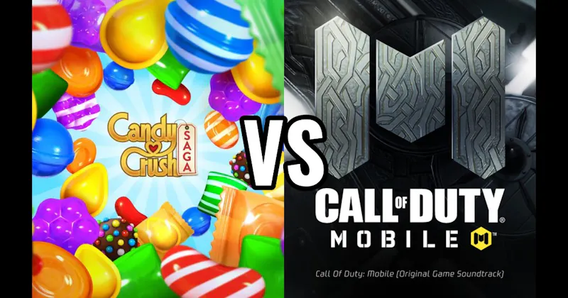 Call of Duty Mobile vs. Candy Crush