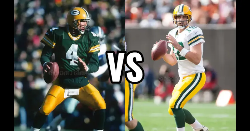 Aaron Rodgers vs. Brett Favre