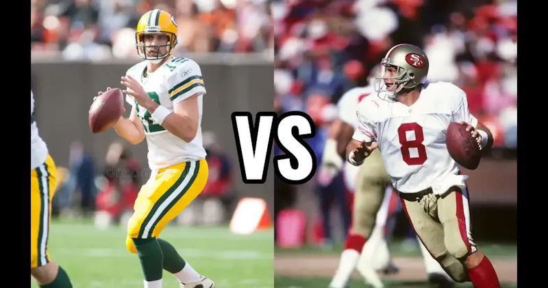 Aaron Rodgers vs. Steve Young