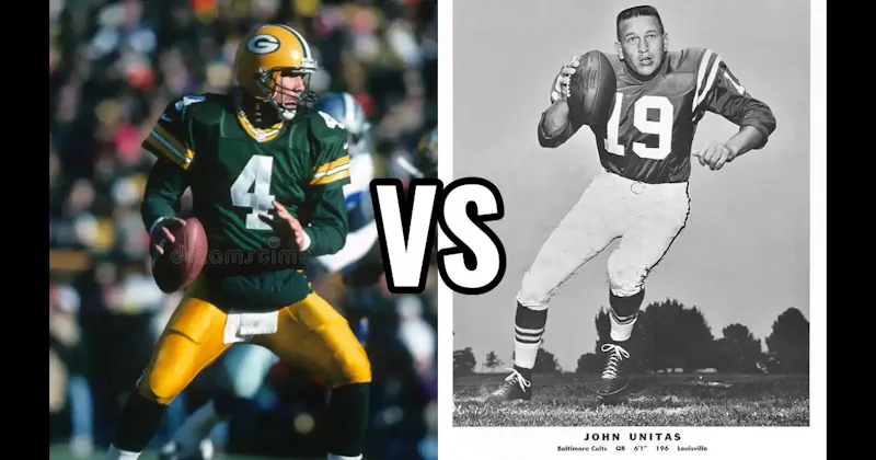 Brett Favre vs. Johnny Unitas